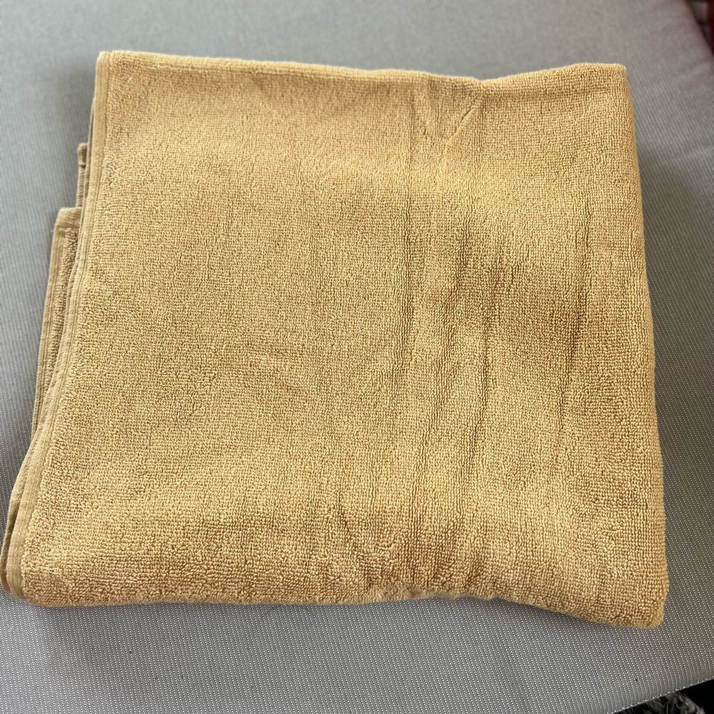 Soft Tan Bath Towel